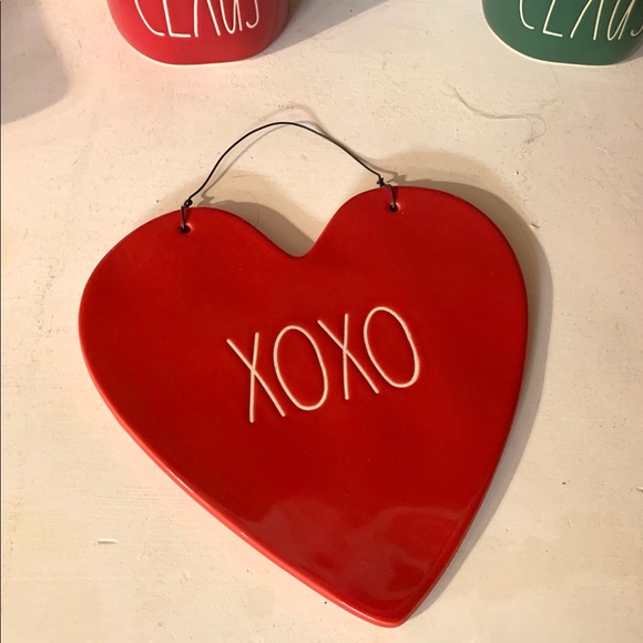 Rae Dunn Valentines XOXO Wall Hanger NEW